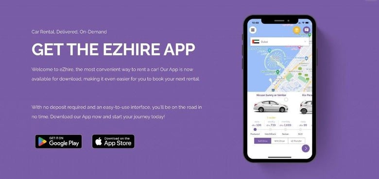 Introducing eZhire Car Rental In Ajman