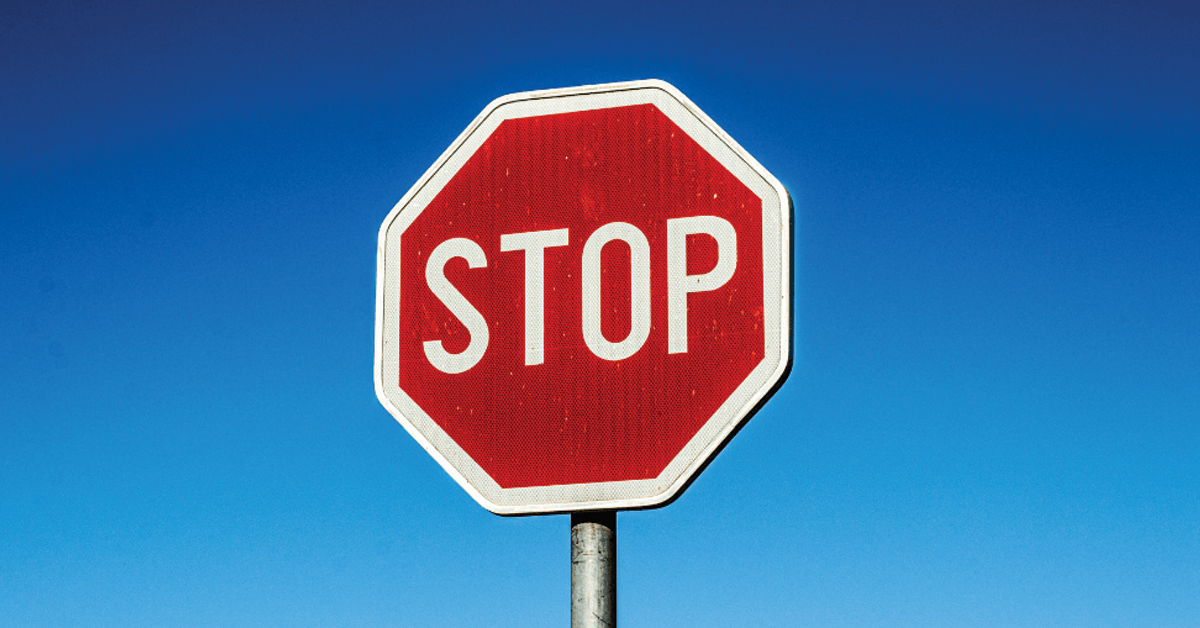 blue stop sign png